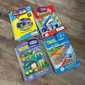 LeapFrog LeapPad Interactive Phonics Book & Cartridge set of 4 Pre-reading